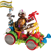 Playmates Teenage Mutant Ninja Turtles (1987) - Donatello with Toilet Taxi Classic Action Figure Vehicle 2-Pack