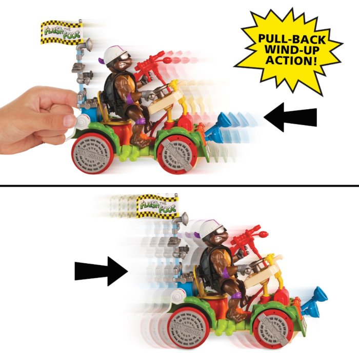 Playmates Teenage Mutant Ninja Turtles (1987) - Donatello with Toilet Taxi Classic Action Figure Vehicle 2-Pack