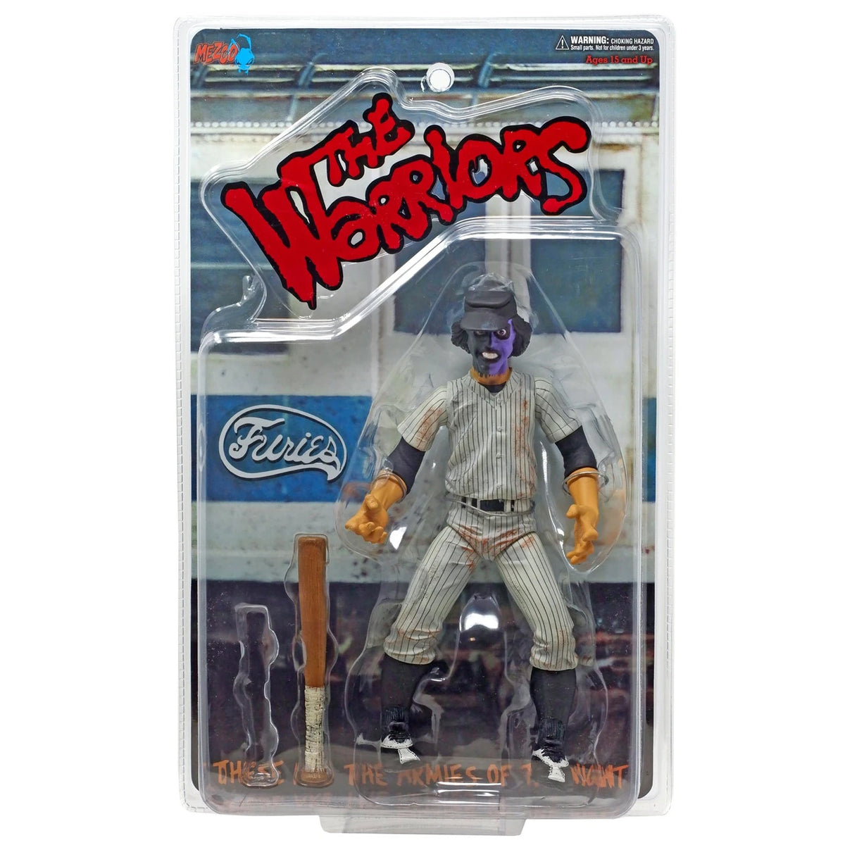 Mezco Warriors Purple Black Baseball Fury Action Figure