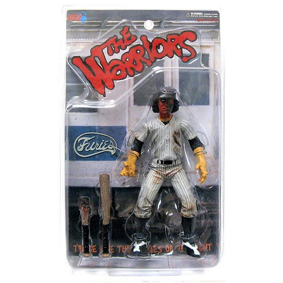 Mezco The Warriors Red & Black Baseball Fury Action Figure Dirty Version