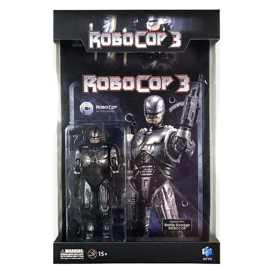 Hiya Toys Robocop 3 Action Figure 1/18 Battle Damage Robocop Figure