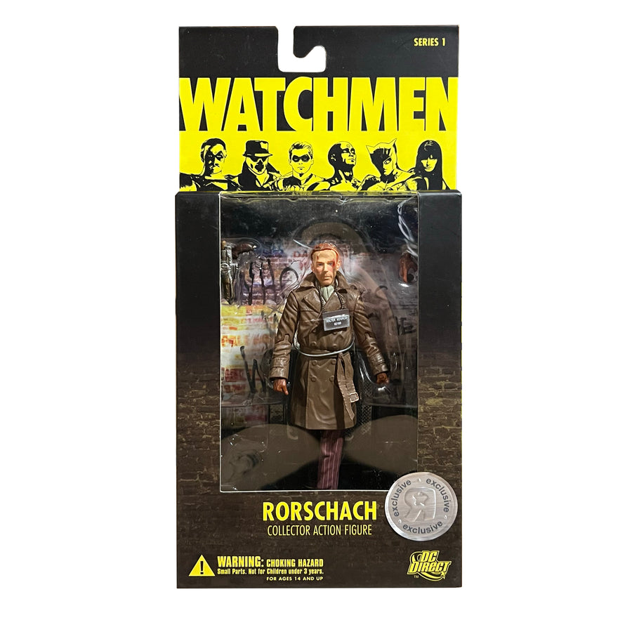 DC Direct Watchmen Rorschach Unmasked Exclusive Action Figure