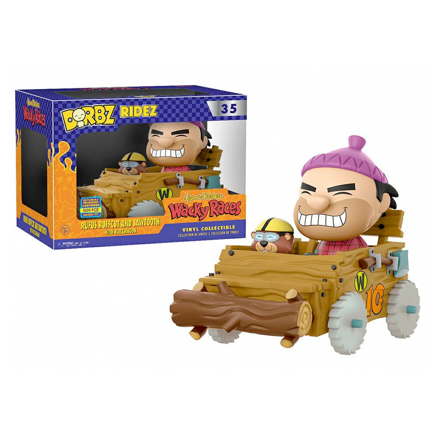 Funko Buzzwagon Rufus Ruffcut & Sawtooth Dorbz Ridez x Hanna-Barbera Vinyl Figure