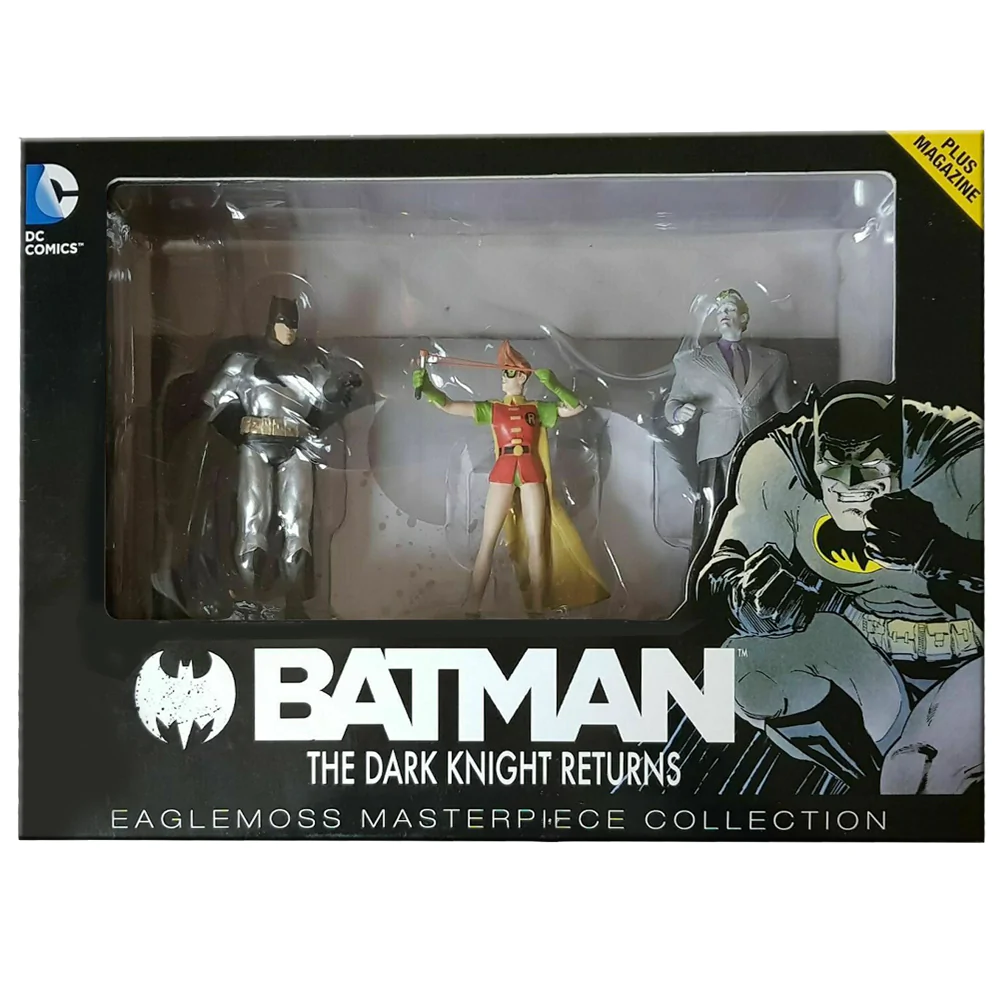 Eaglemoss DC Comics Batman The Dark Knight Returns 3 Figure Set with Magazine