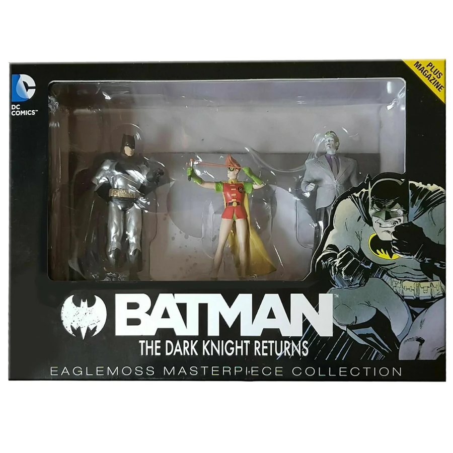 Eaglemoss DC Comics Batman The Dark Knight Returns 3 Figure Set with Magazine