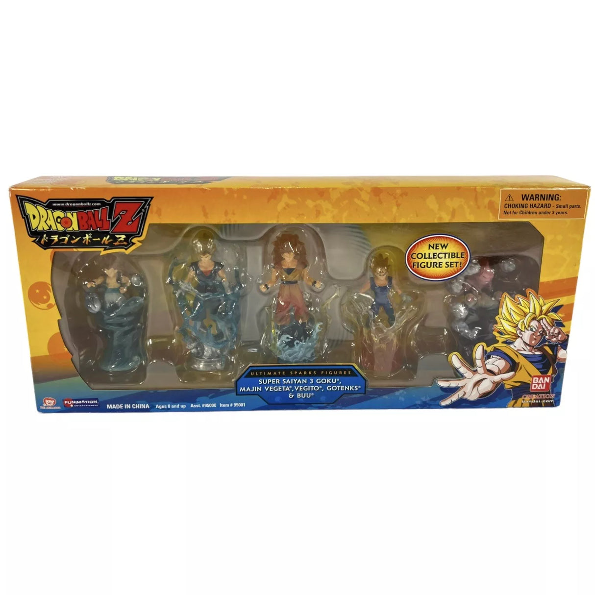 Bandai Dragon Ball Z Ultimate Sparks Figures Super Saiyan Set Goku