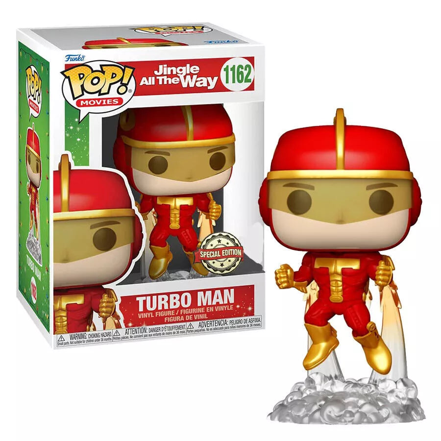 Funko Jingle All The Way 1996 Turbo Man Flying POP! Movies #1162
