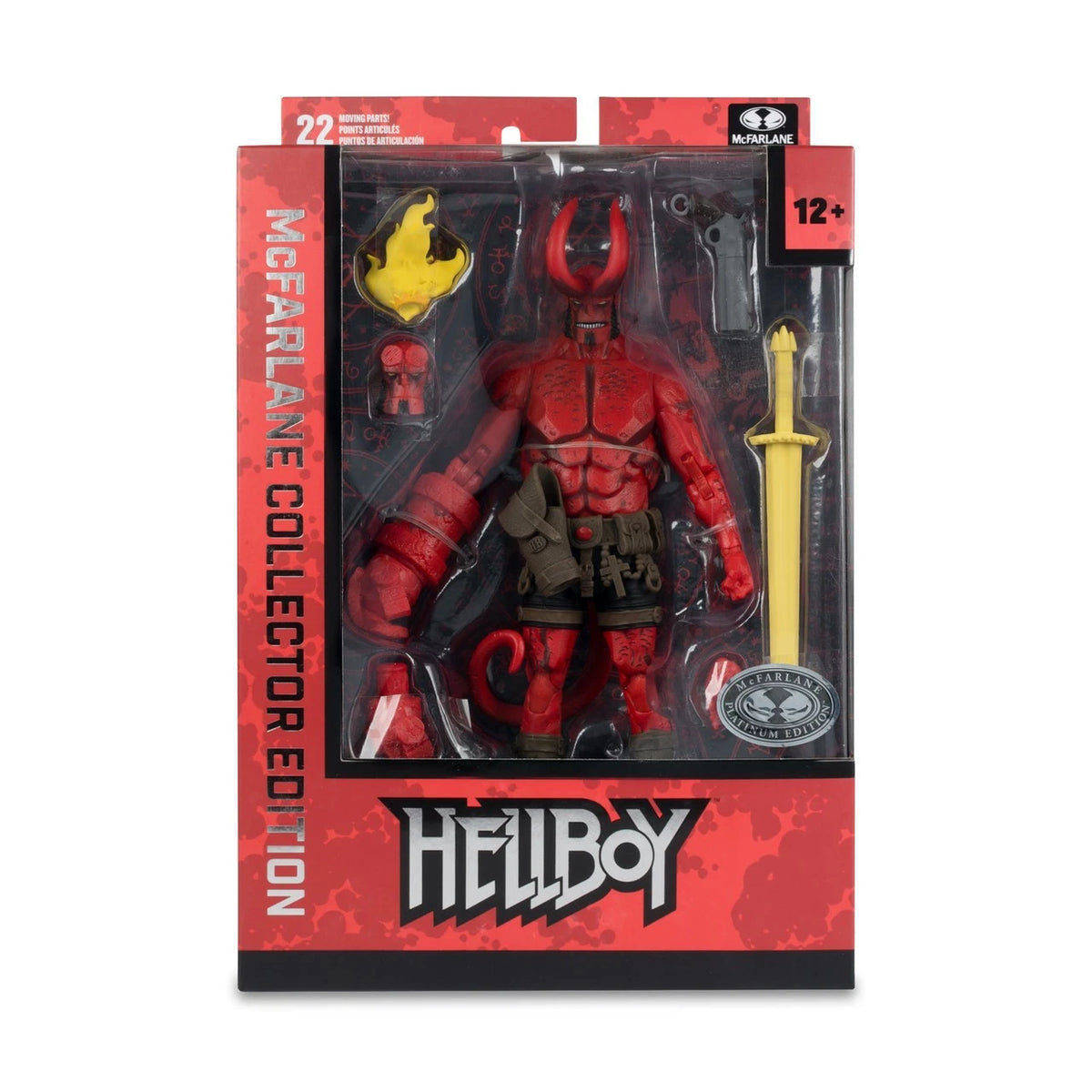 McFarlane Hellboy Platinum Chase 7 Inch Action Figure