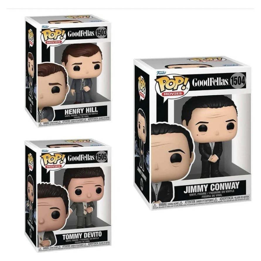 Funko POP! Goodfellas Set of 3 Henry Hill, Tommy Devito and Jimmy Conway