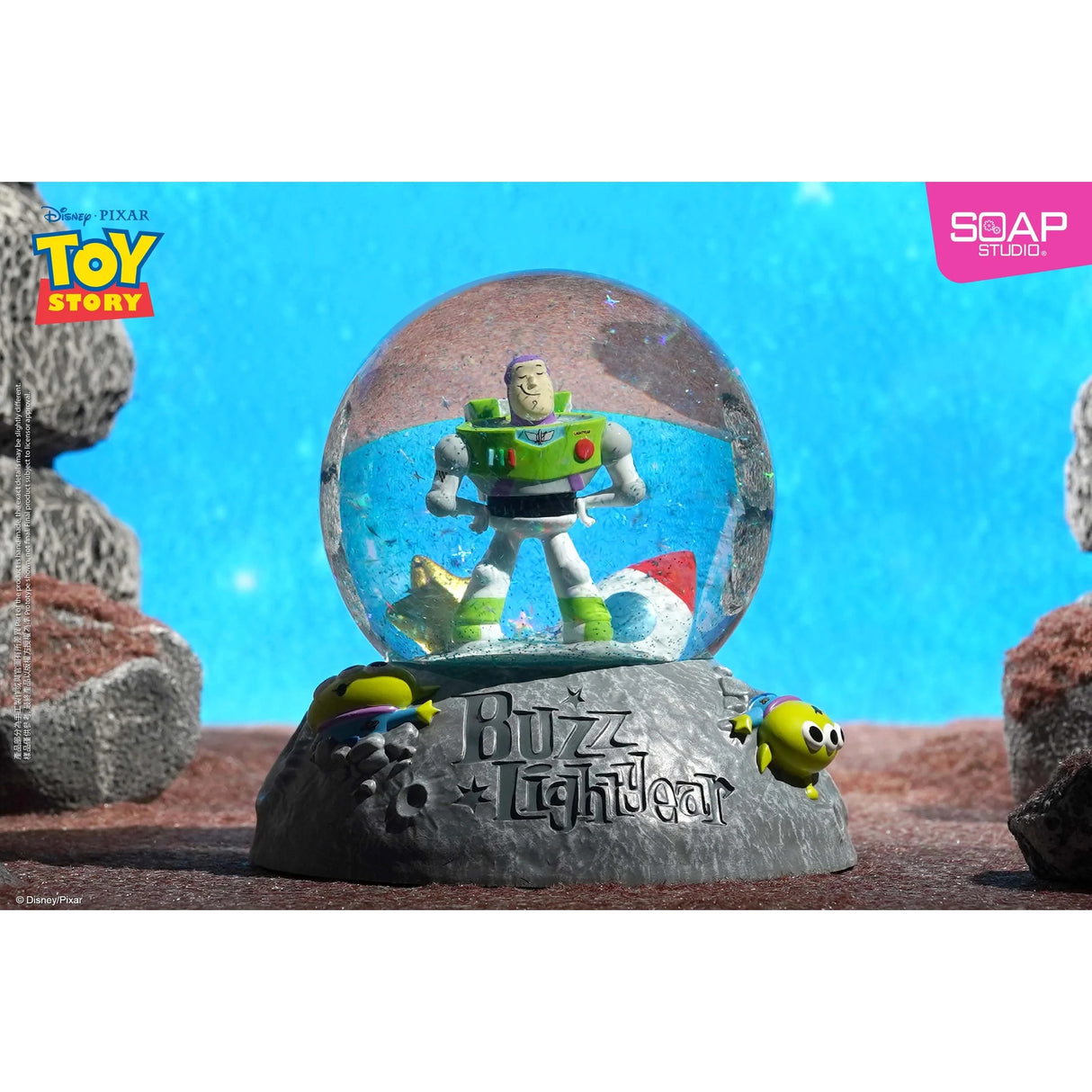 Disney Pixar Toy Story Buzz Lightyear Snow Globe by Soap Studios