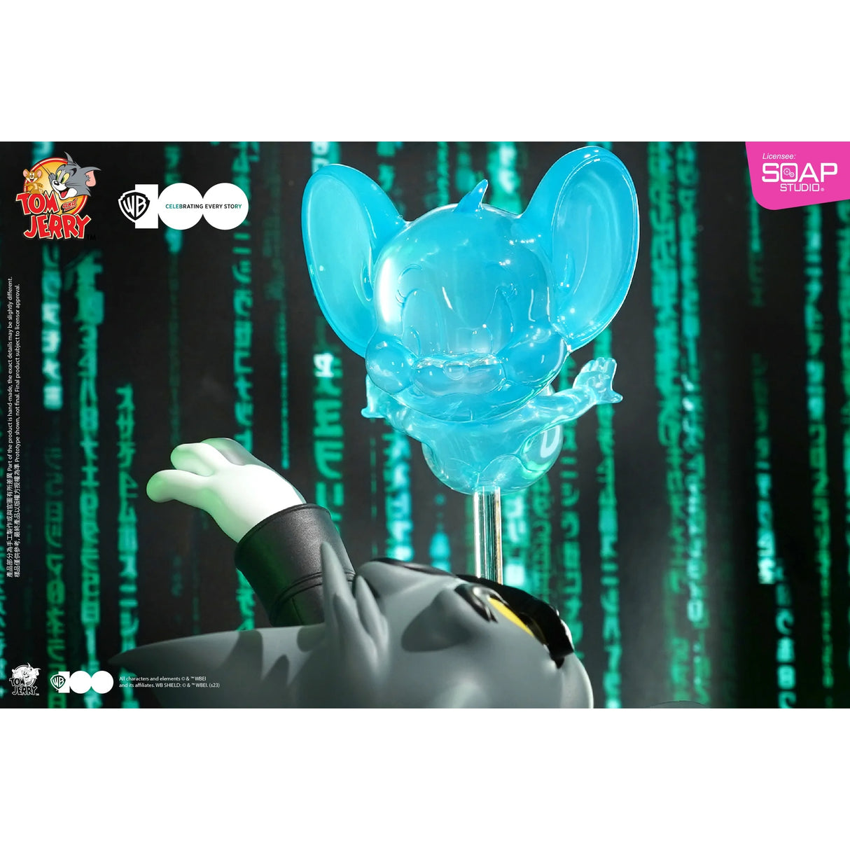 Warner Bros 100th Anniversary Tom and Jerry x The Matrix Statue Soap Studios