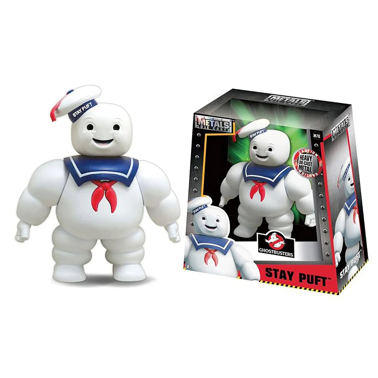 Jada Metals Die Cast Ghostbusters Stay Puft Marshmallow Man 6" Figure