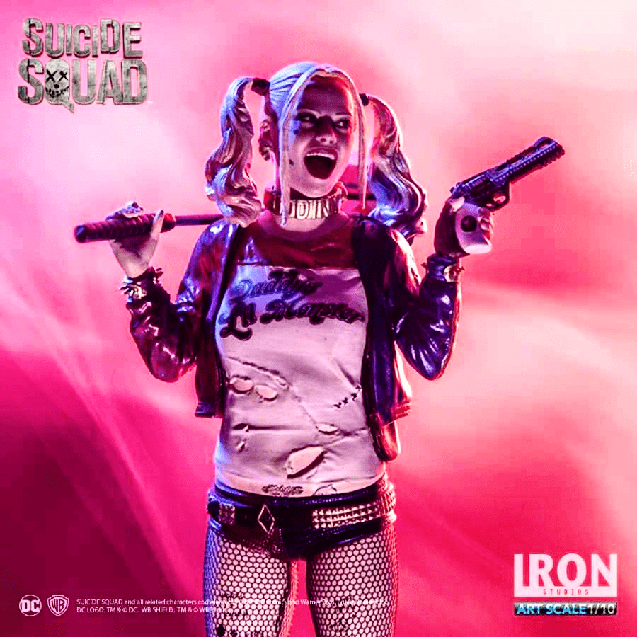 Iron Studios Suicide Squad Harley Quinn 1:10 Scale Statue Ex-Display