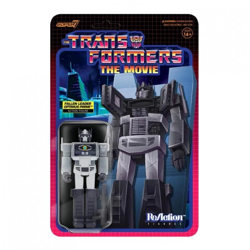 Super7 Transformers Fallen Leader Optimus Prime Reaction Figure