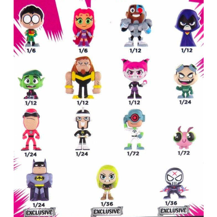Funko Teen Titans Go! Mystery Minis Series 1 Vinyl Figures Blind Box