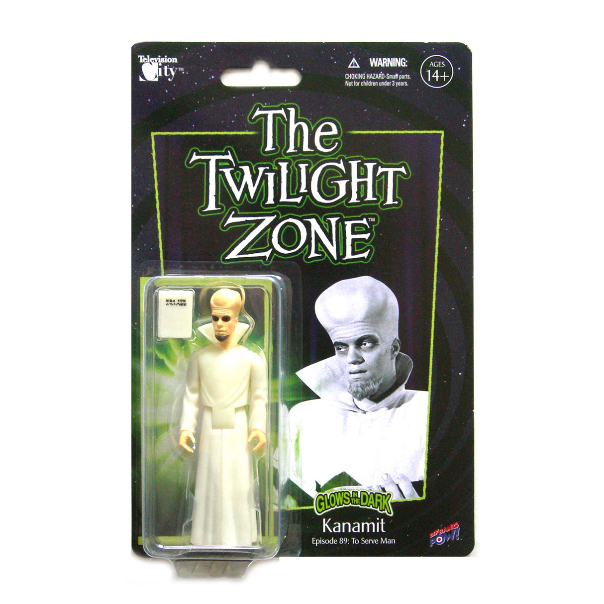 The Twilight Zone Kanamit 3 3/4 Inch Glow in the Dark Action Figure