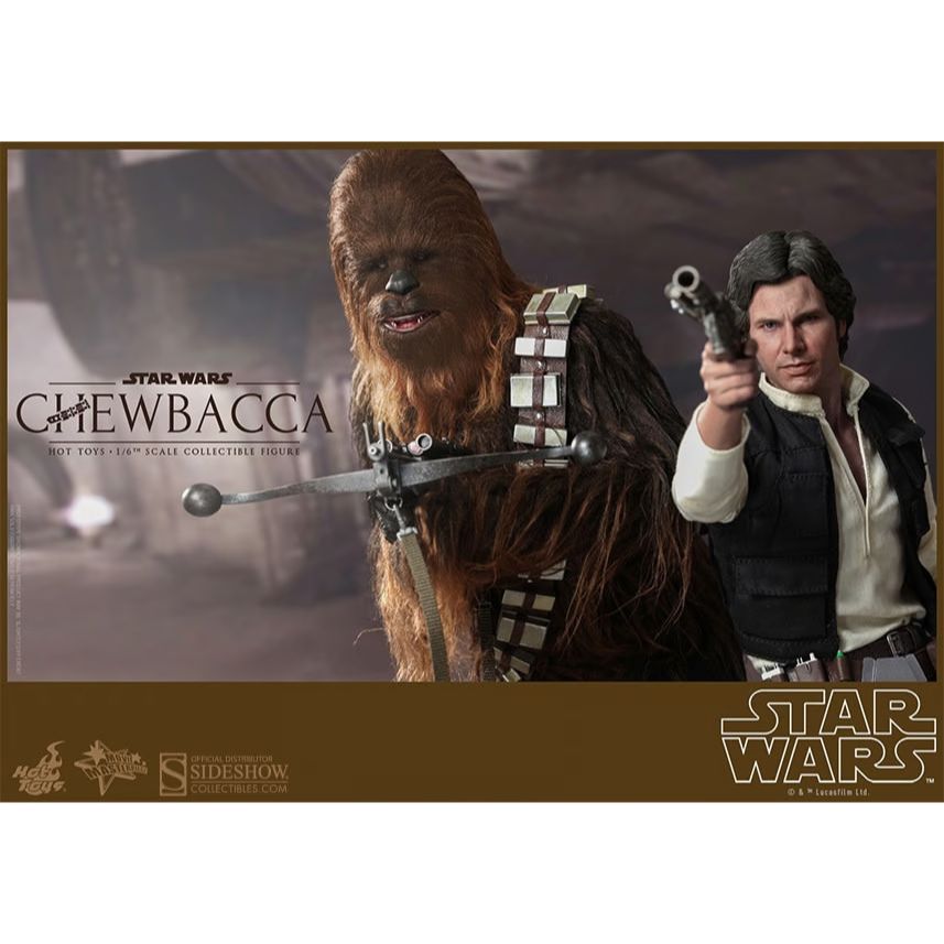 Hot Toys Star Wars: Han and Chewie with Heavy Blaster Action Figure MMS263