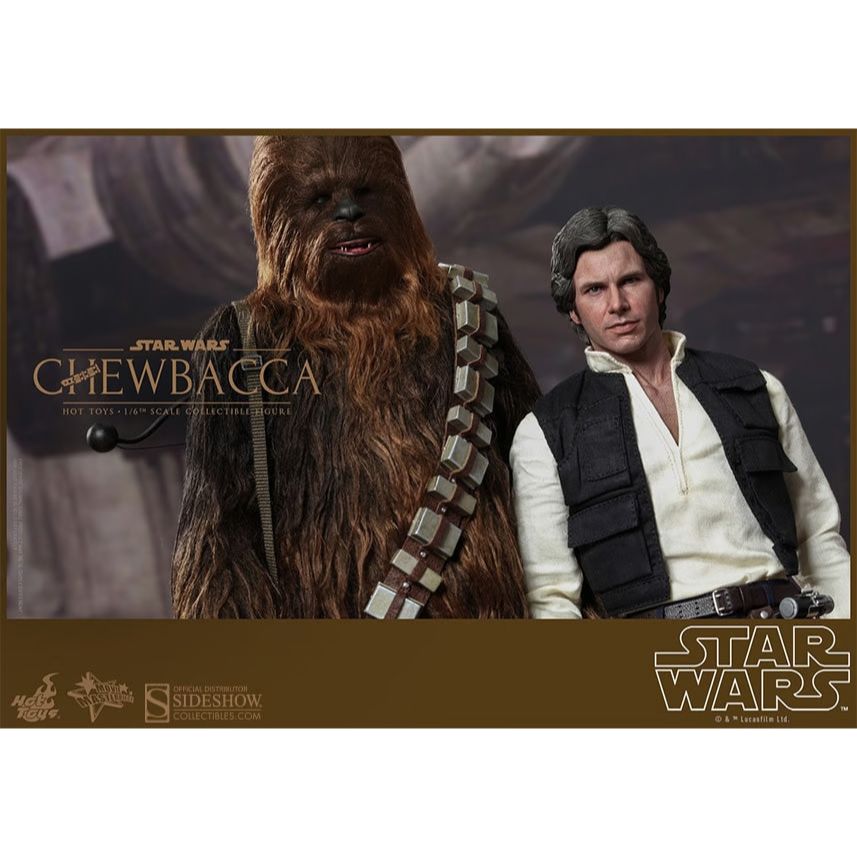 Hot Toys Star Wars: Han and Chewie with Heavy Blaster Action Figure MMS263