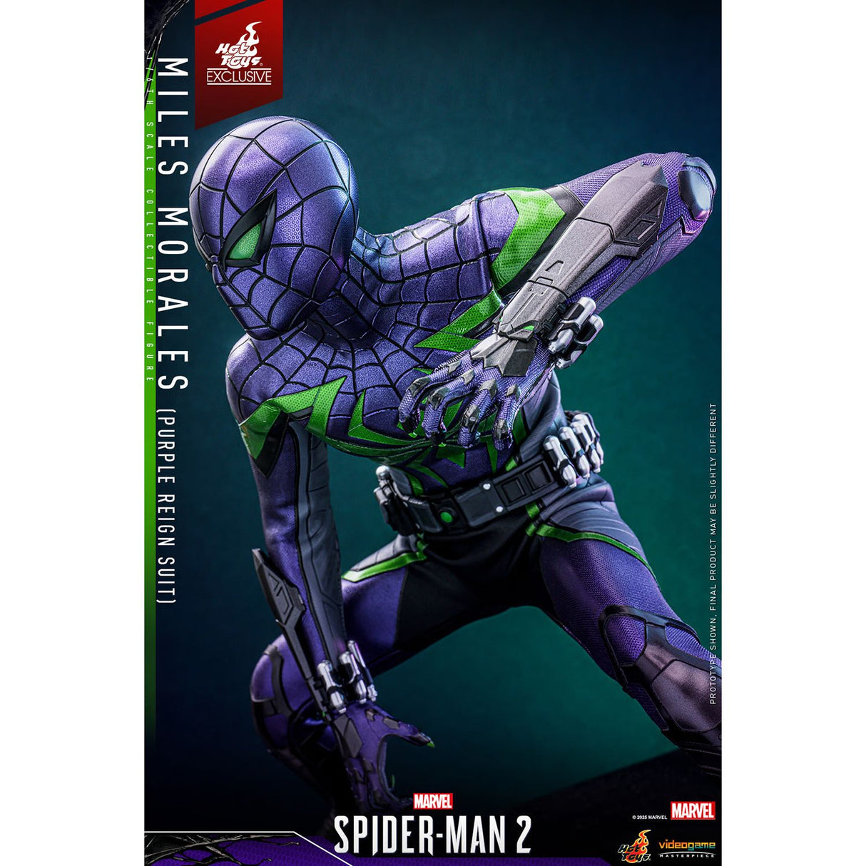 Hot Toys Spider-Man Miles Morales Purple Reign Suit 1/6 Scale Figure