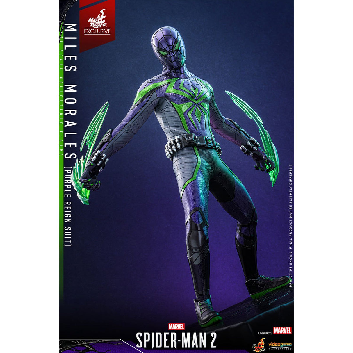 Hot Toys Spider-Man Miles Morales Purple Reign Suit 1/6 Scale Figure