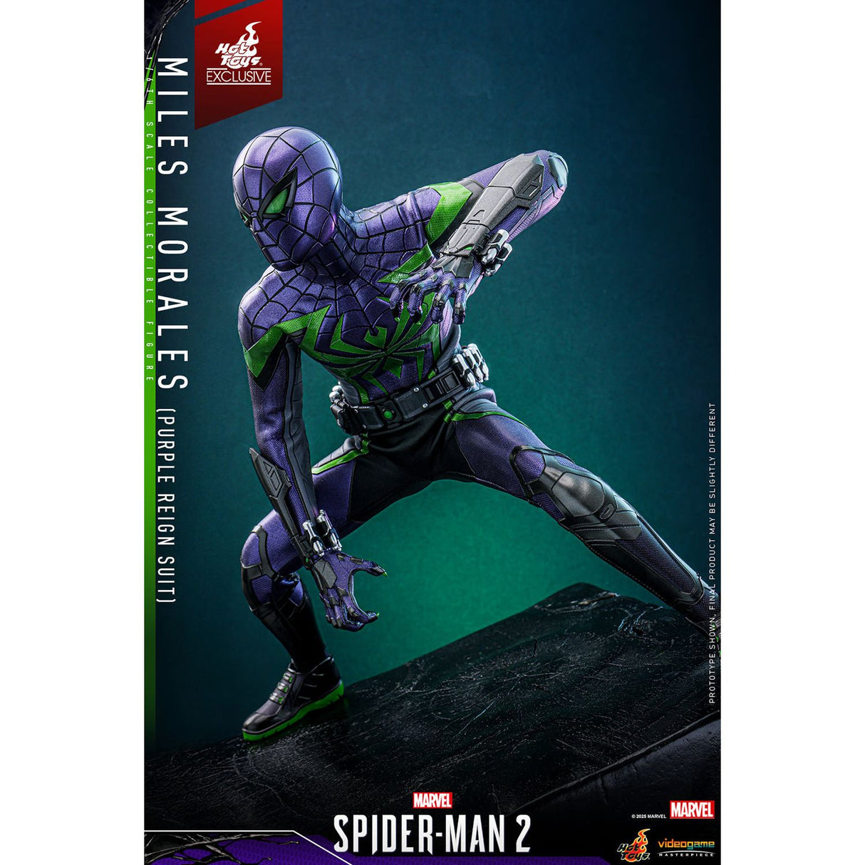 Hot Toys Spider-Man Miles Morales Purple Reign Suit 1/6 Scale Figure