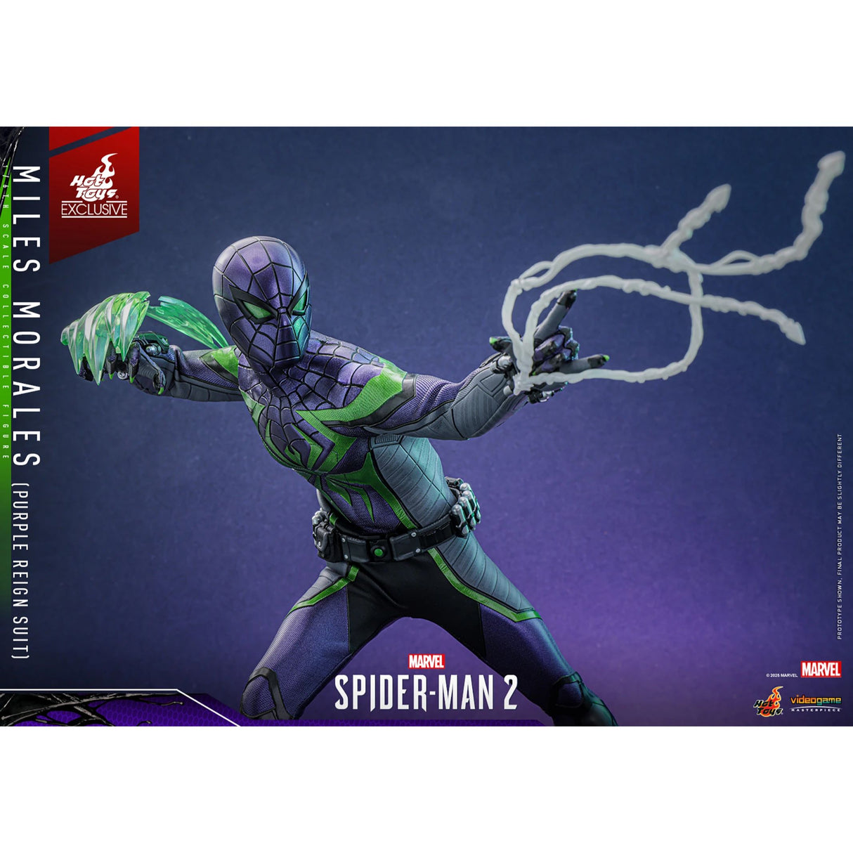 Hot Toys Spider-Man Miles Morales Purple Reign Suit 1/6 Scale Figure