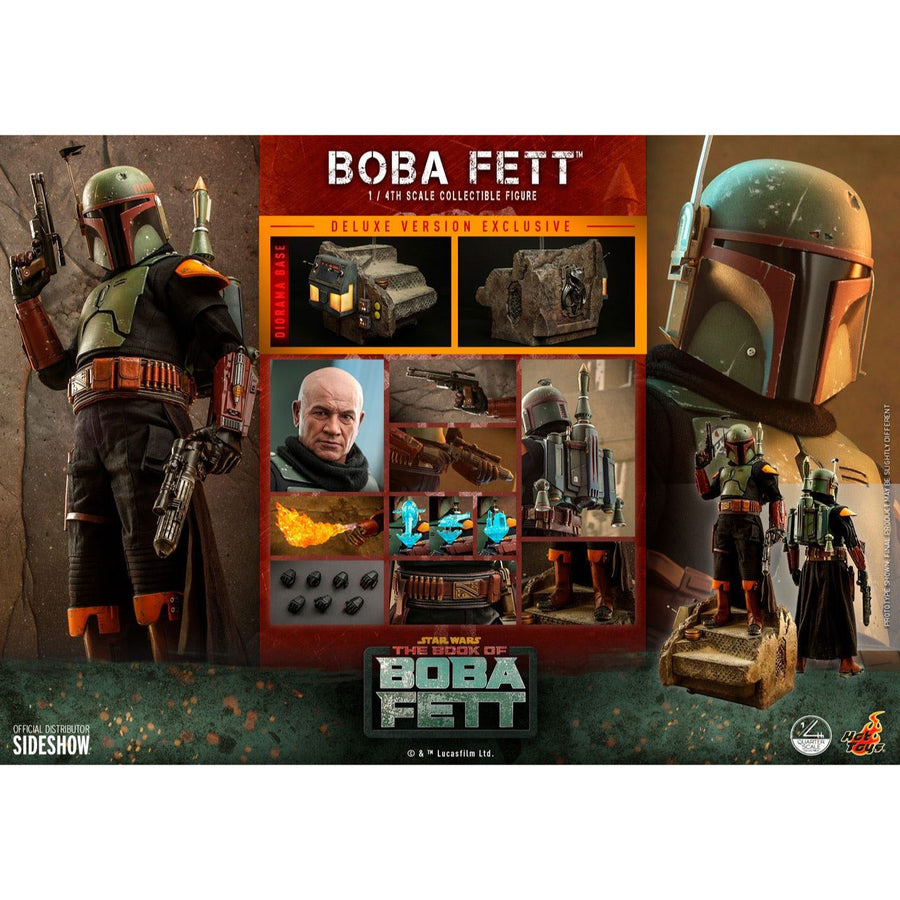 Hot Toys Star Wars: The Book of Boba Fett Action Figure 1/4 Boba Fett 45cm
