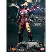 Hot Toys Iron Man Mark VII Battle Damaged Action Figure MMS196