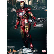 Hot Toys Iron Man Mark VII Battle Damaged Action Figure MMS196