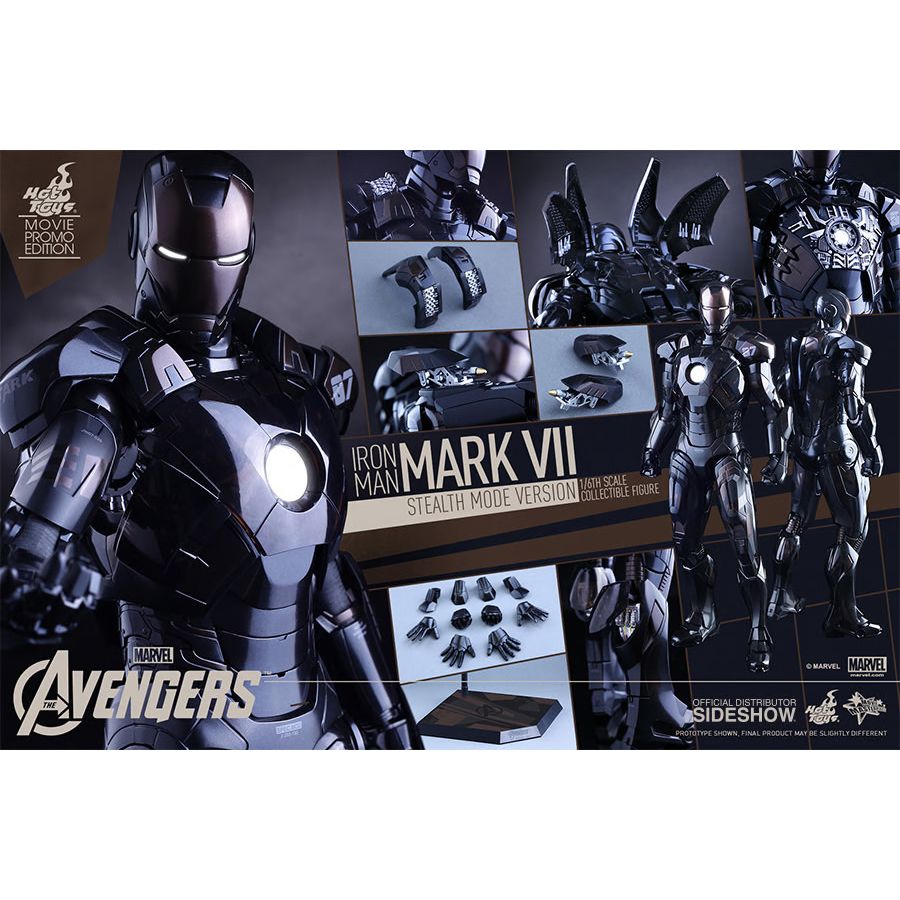 Hot Toys The Avengers: Mark VII Stealth Mode Version Action Figure MMS282