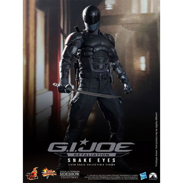 Hot Toys G.I Joe Retaliation: Snake Eyes Action Figure MMS192