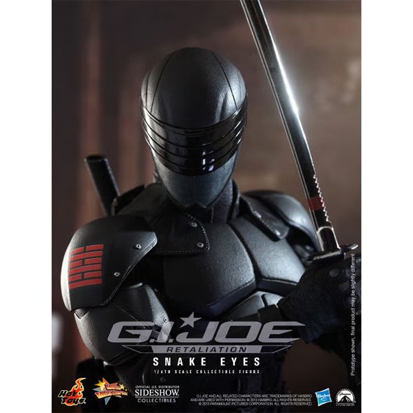 Hot Toys G.I Joe Retaliation: Snake Eyes Action Figure MMS192