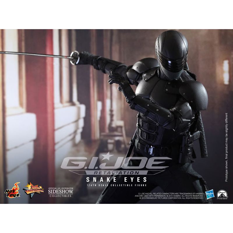 Hot Toys G.I Joe Retaliation: Snake Eyes Action Figure MMS192