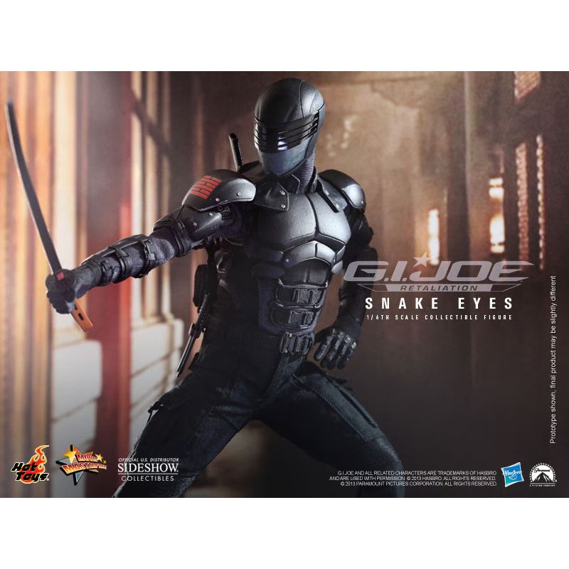 Hot Toys G.I Joe Retaliation: Snake Eyes Action Figure MMS192