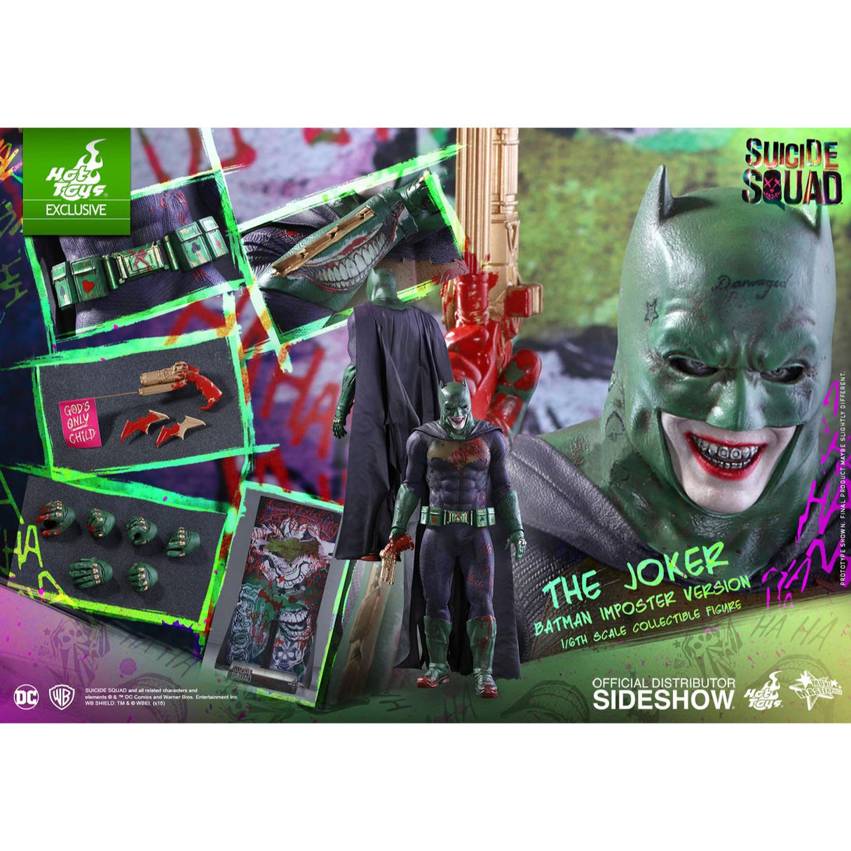 Hot Toys Suicide Squad Joker Batman Imposter Action Figure MMS384
