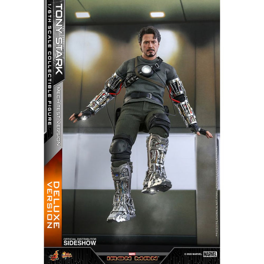 Hot Toys Iron Man Tony Stark Mech Test Deluxe Action Figure MMS582
