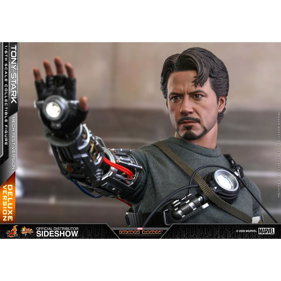 Hot Toys Iron Man Tony Stark Mech Test Deluxe Action Figure MMS582