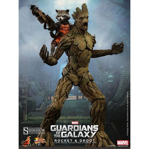 Hot Toys Guardians of the Galaxy: Rocket and Groot MMS 254 Action Figure MMS254