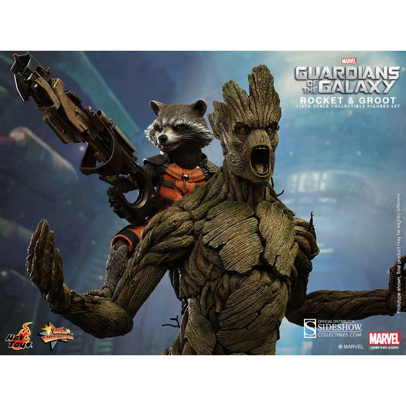 Hot Toys Guardians of the Galaxy: Rocket and Groot MMS 254 Action Figure MMS254