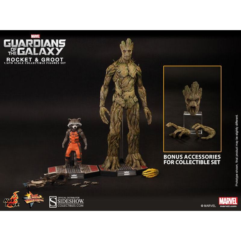 Hot Toys Guardians of the Galaxy: Rocket and Groot MMS 254 Action Figure MMS254