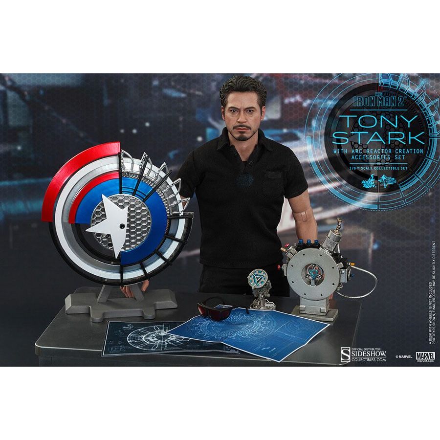 Hot Toys Iron Man 2: Tony Stark with Arc Reactor Action Figure MMS273