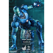 Hot Toys MMS 314 D12: Iron Man Stealth Mode Blue Action Figure MMS314 D12