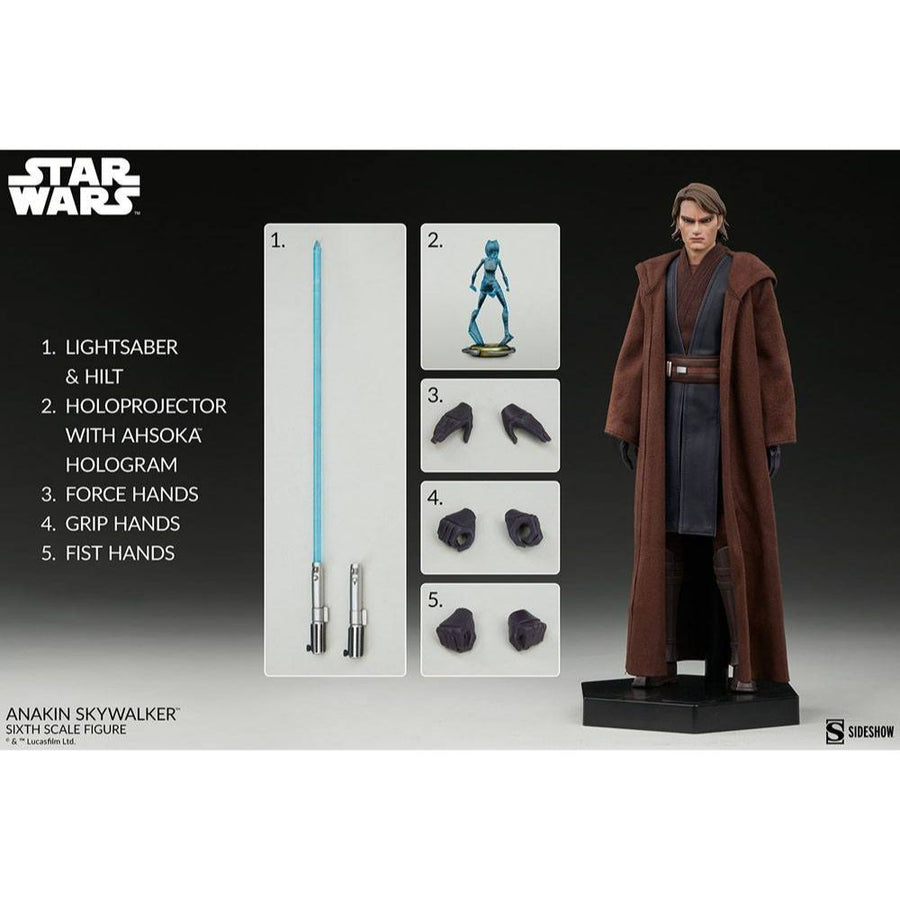 Sideshow Collectibles Star Wars The Clone Wars Action Figure 1/6 Anakin Skywalker 31 cm