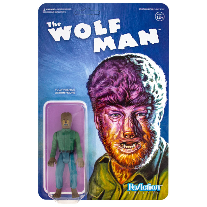 Super 7 Universal Monsters The Wolf Man ReAction 3.75” Action Figure