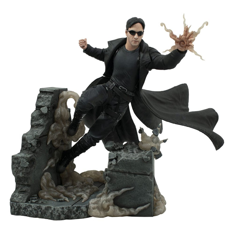 Diamond The Matrix Gallery Deluxe PVC Statue Neo 25cm