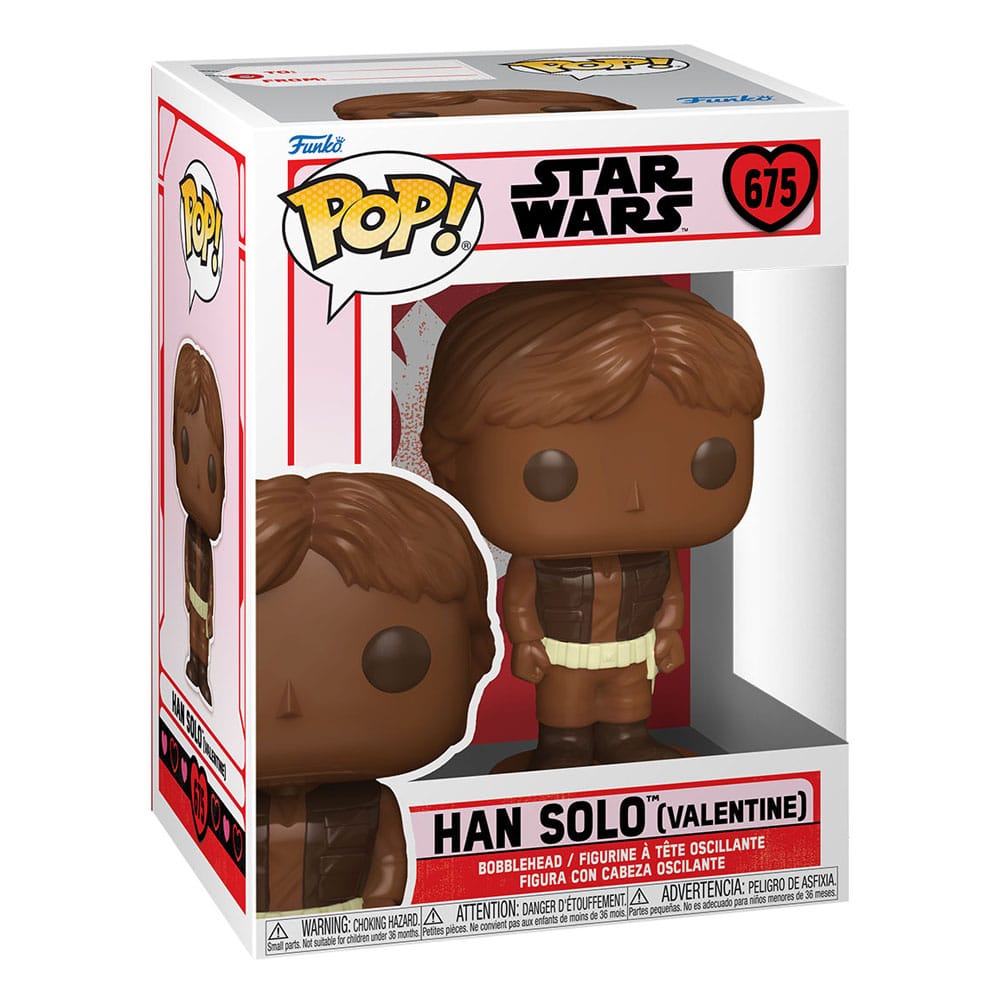 Funko Star Wars Valentines POP! Vinyl Figure Han Solo (Val Choc) 9 cm