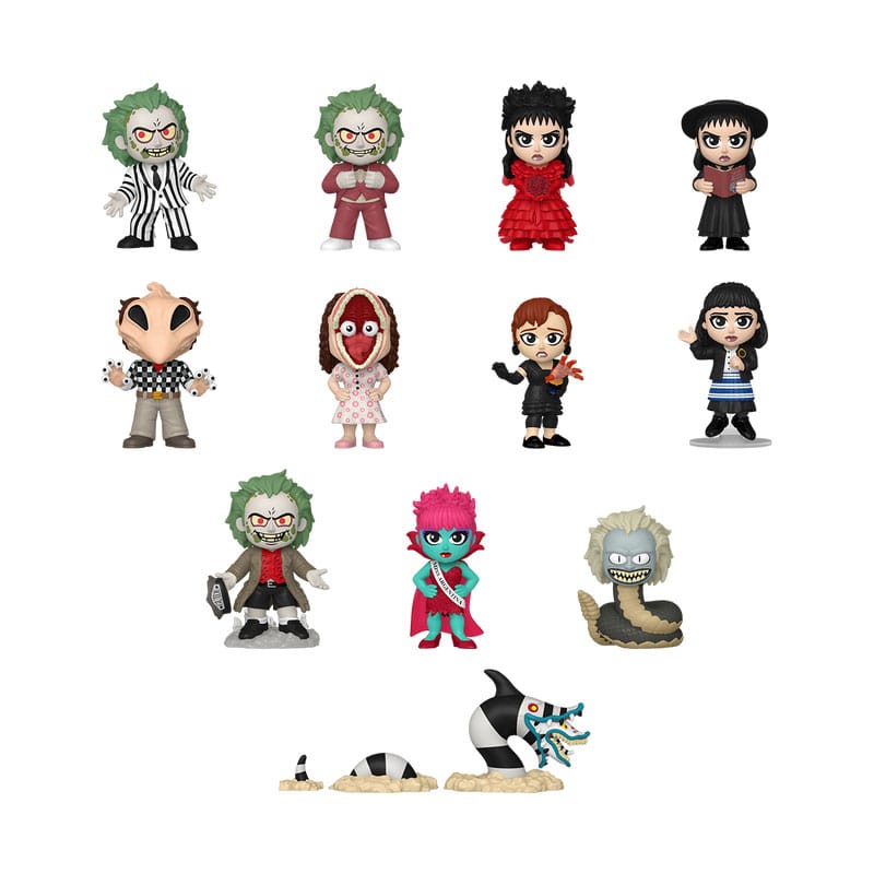 Funko Beetlejuice Mystery Mini Figures 5cm - Bundle of 3 Boxes