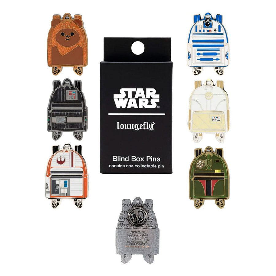Star Wars by Loungefly Enamel Pins Backpacks 3cm Blind Box