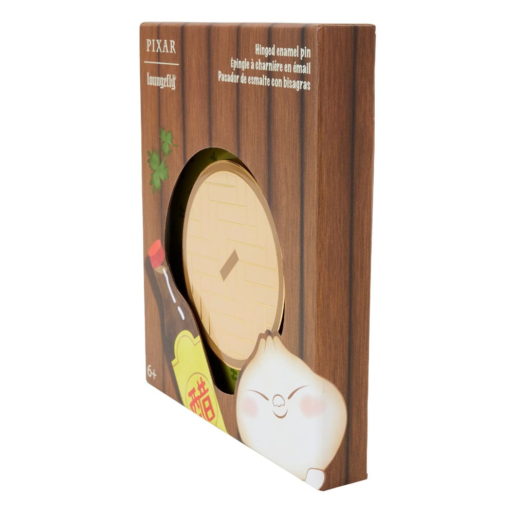 Disney Pixar Loungefly Enamel 3" Pins Bao Bamboo Steamer 3" Collector Box