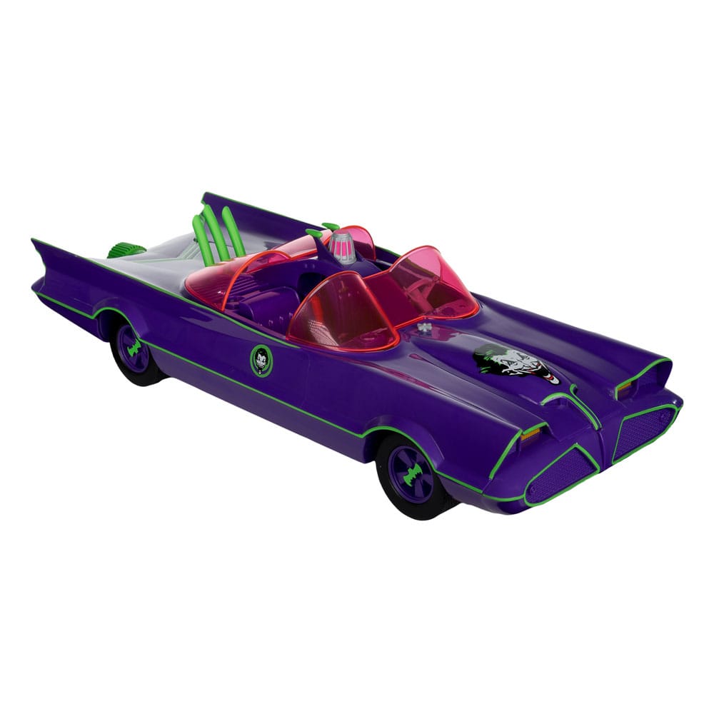 McFarlane DC Retro Action Figure with vehicle Batman 66 Batmobile with Joker